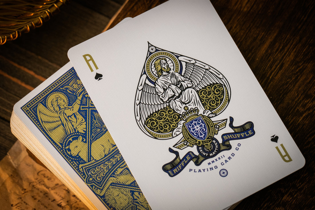 Premium The Cross Admiral Angels Playing Cards - Elegant Deck for Poker, Magic Tricks, and Collectors | Perfect for Game Nights, Gifts, and Cardistry