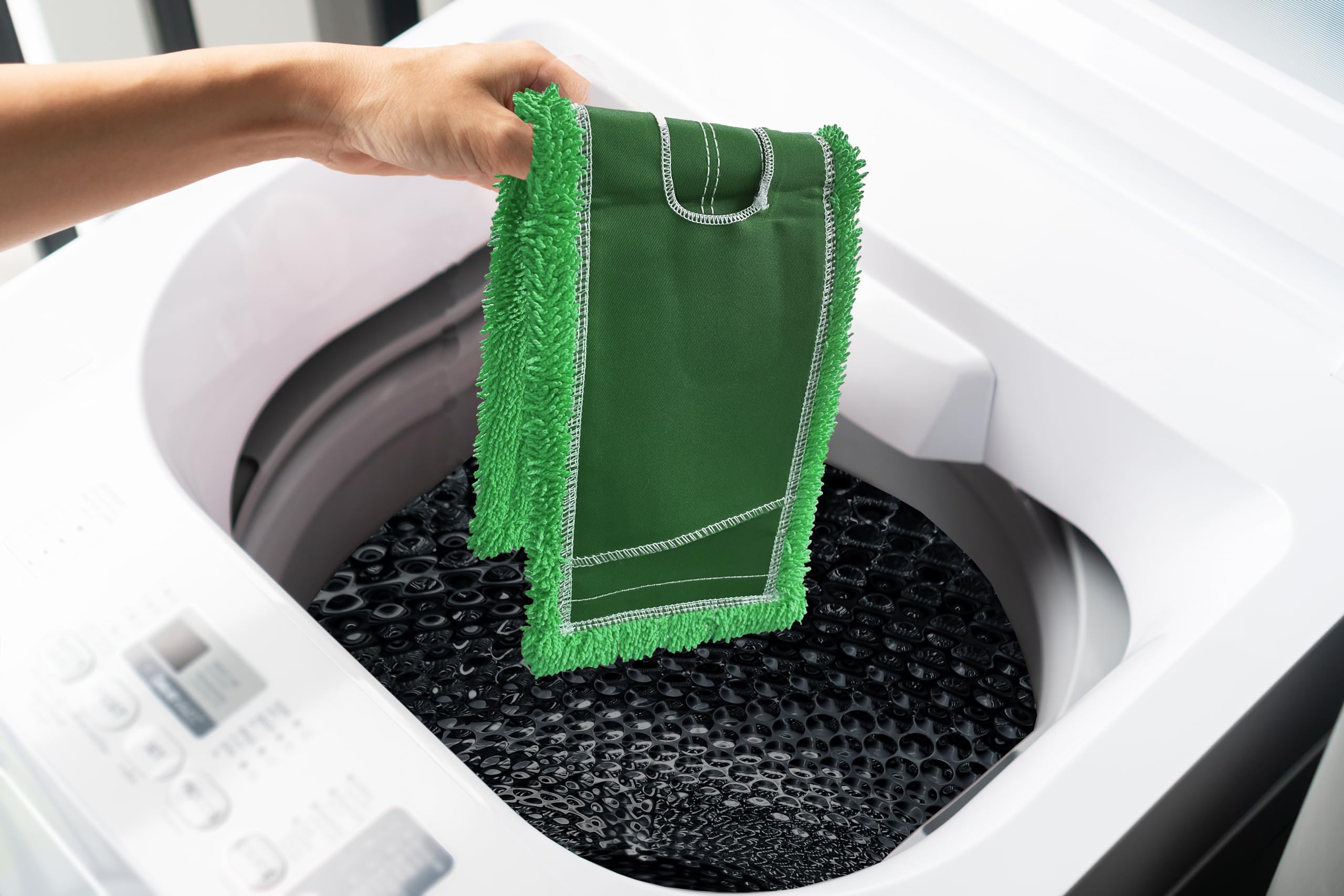 High-Performance Twisted-Loop Microfiber Dust Mop Kit - 24 Inch Green Cleaning System for Floors, Hardwood & Tile - Superior Dust & Pet Hair Removal for Home, Office & Commercial Use