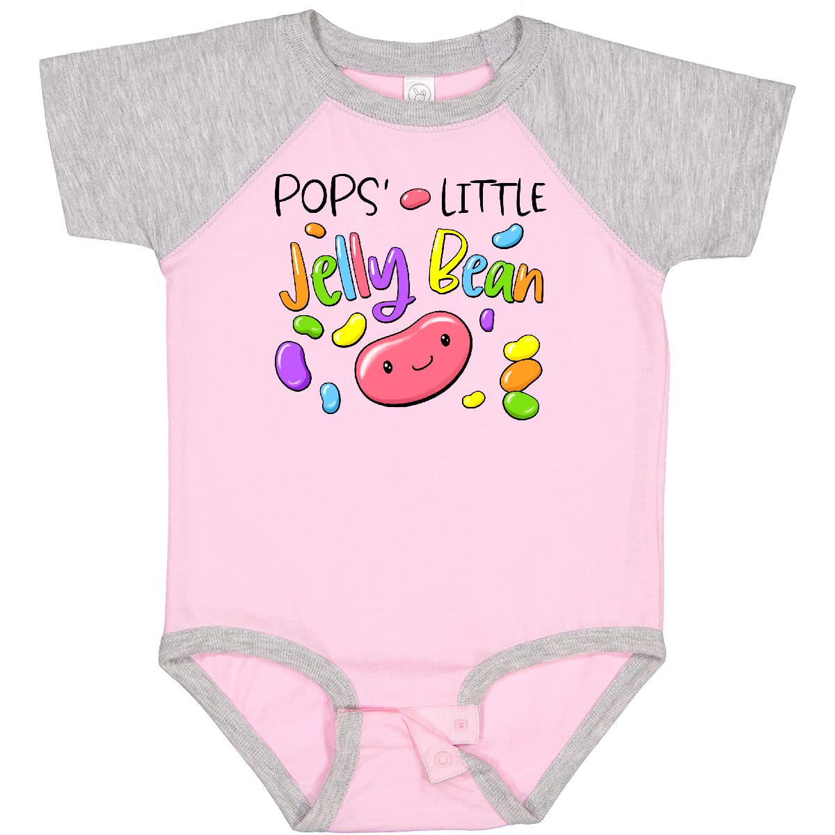 Inktastic Pops' Little Jellybean Cute Easter Candy Baby Bodysuit - Adorable Easter Outfit for Infants & Toddlers - Perfect for Easter Photos, Family Gatherings & Holiday Celebrations