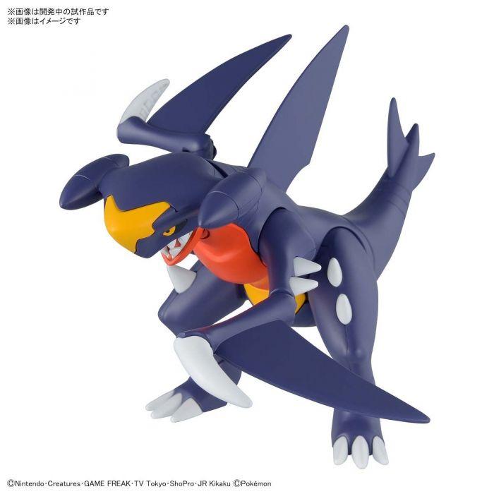 Bandai Pokemon Garchomp Model Kit - Buildable Dragon Figure for Collectors & Fans - Perfect for Display, Gifts & Pokemon Battles