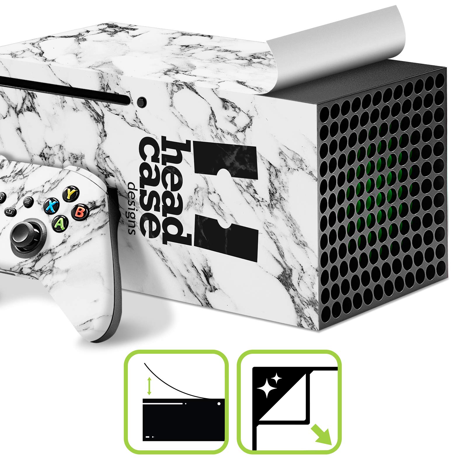 Official Jonas JoJoesArt Jödicke Yin Yang Dragons Mix Matte Vinyl Sticker Skin Compatible with Xbox Series X/S Controller - Gaming Decal for Enhanced Grip & Style