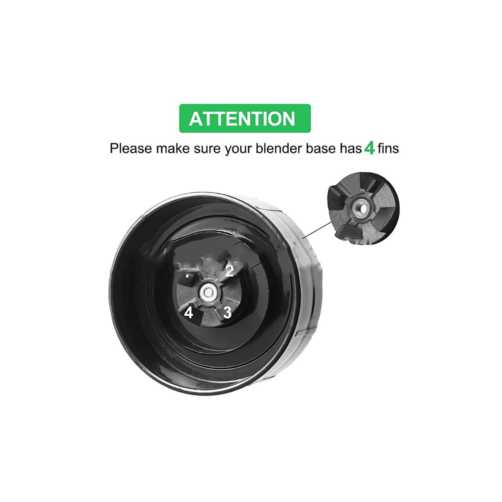 250W Cross Blade Replacement for Magic Blender MB1001 - Durable Ice Shaver & Juicer Mixer Spare Part - Perfect for Smoothies, Cocktails & Frozen Desserts