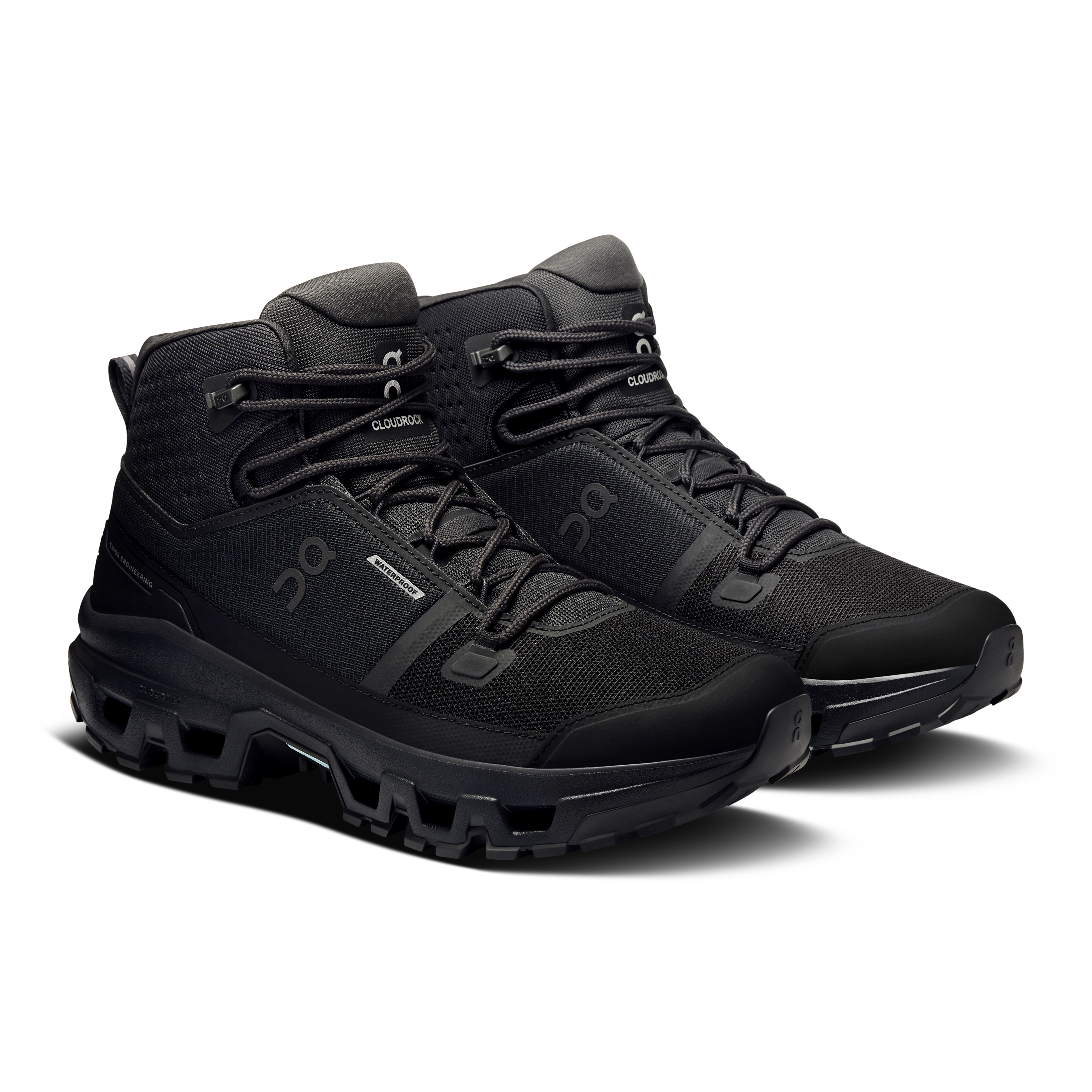 Cloudrock Mid WP Waterproof Hiking Boots for Men - Lightweight & Durable Outdoor Shoes for Trail Running, Backpacking & Mountain Climbing