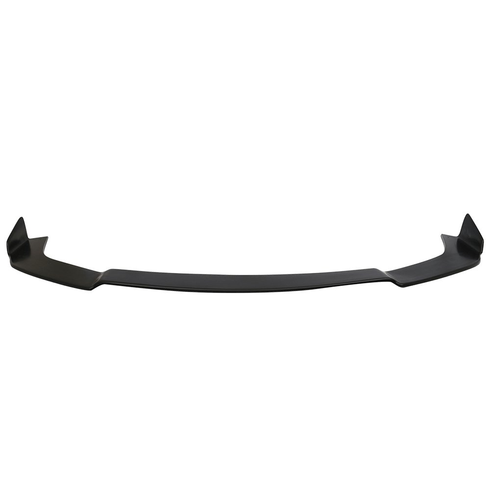 IKON MOTORSPORTS V1 Style Front Bumper Lip Splitter for 2014-2016 Scion TC - Unpainted Black PU Valance Chin Diffuser Body Kit | Enhances Aerodynamics & Sporty Look | Perfect for Car Enthusiasts & Street Racing