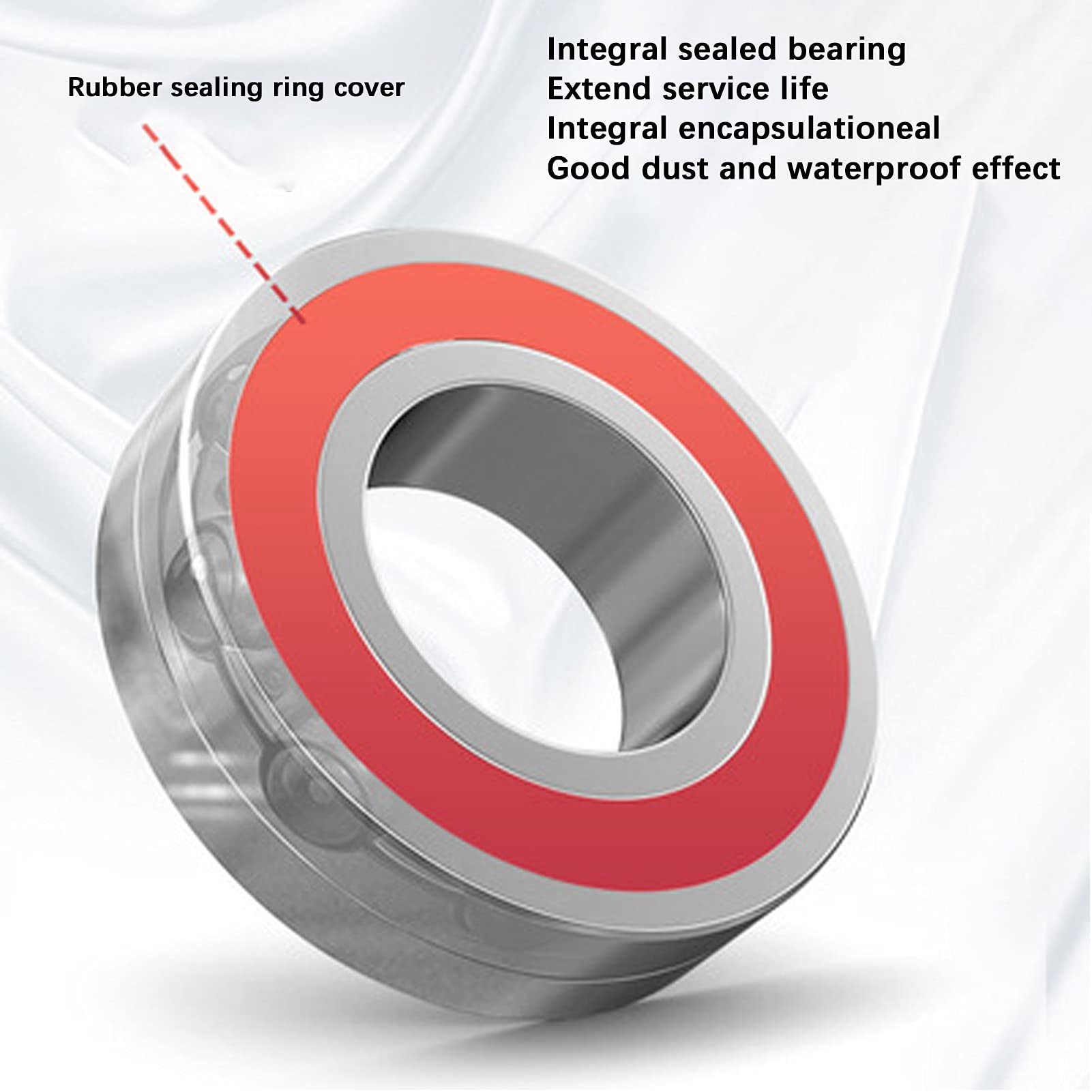 Premium Honio Double Bearing Bike Headset - T6 Heat Treated Universal Headset for MTB & Road Bikes | Smooth Steering & Enhanced Durability for Mountain & Urban Cycling