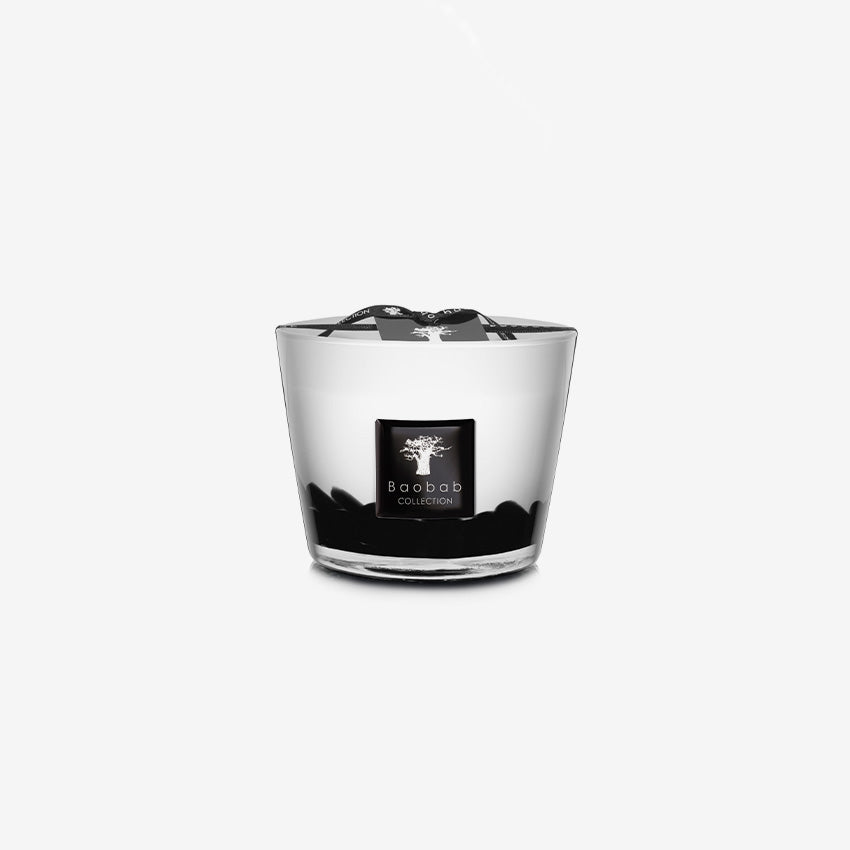 Baobab Collection Black Feathers Scented Candle - Luxury Home Fragrance for Relaxation, Meditation & Romantic Ambiance