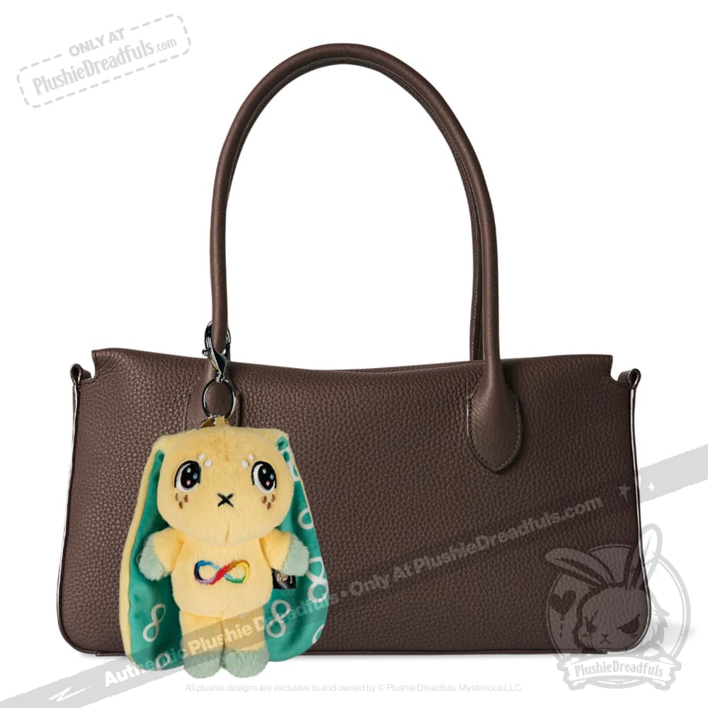 Autism Awareness Rabbit Plush Keychain - Soft & Cute Plushie Dreadfuls for Backpacks, Gifts & Sensory Support | Autism Support Accessory