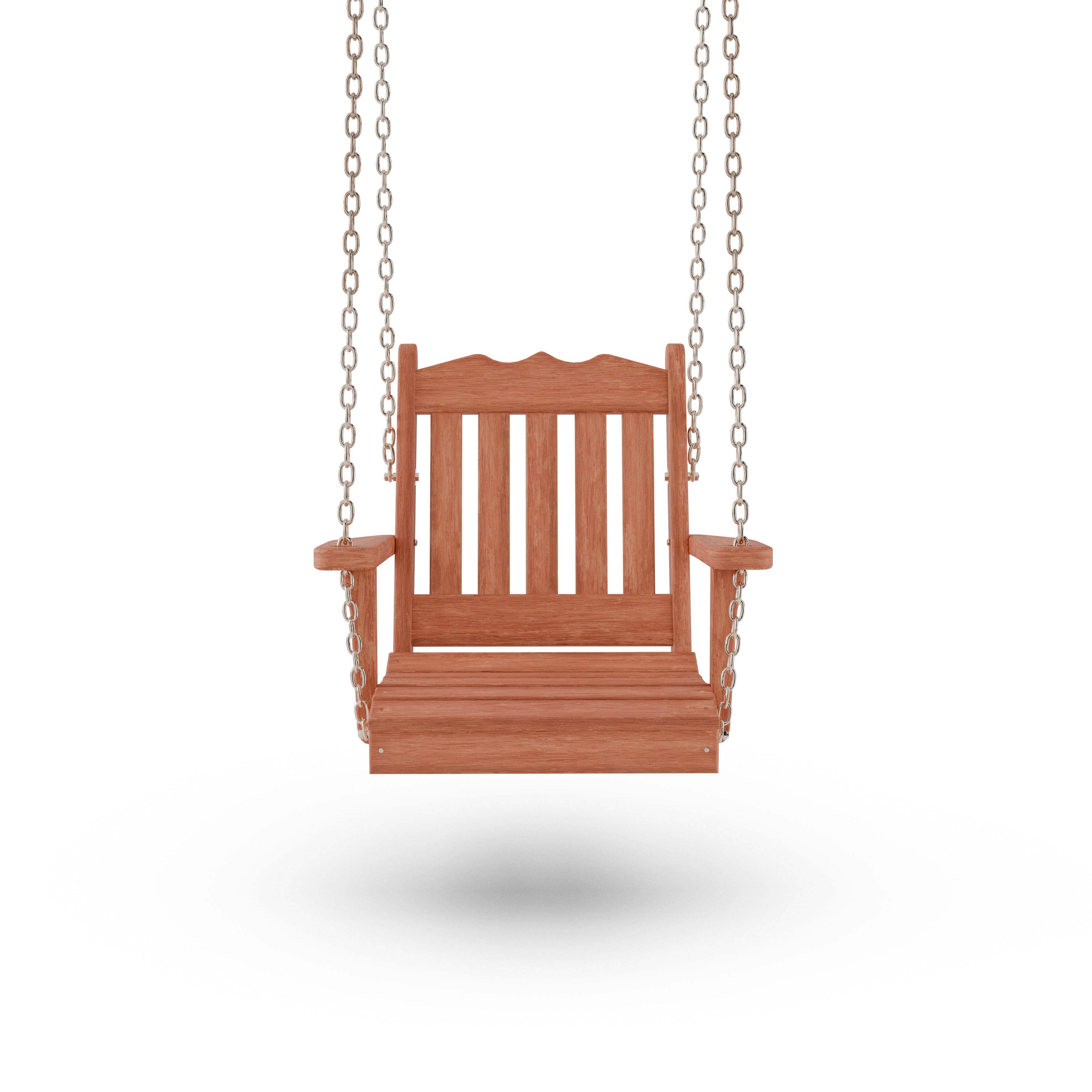 Keystone Amish Co. York Red Cedar Swing Chair - Handcrafted Outdoor Porch Swing for Relaxing in Garden, Patio, or Backyard