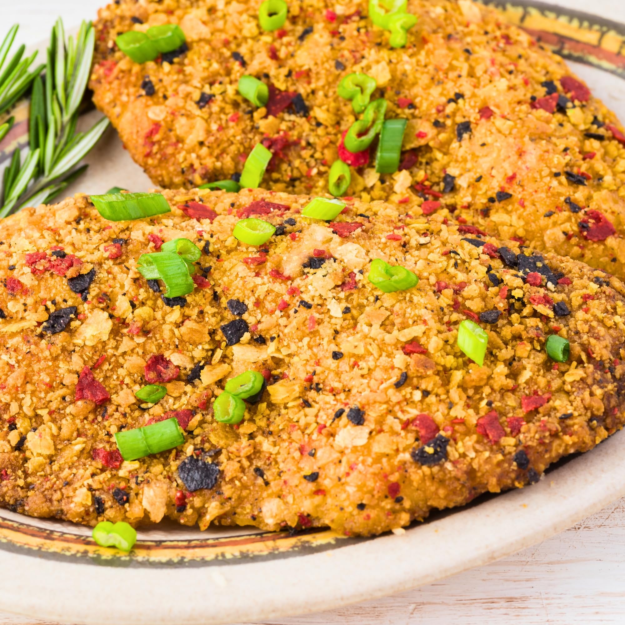 Premium Tilapia Fillets - Tortilla Crusted 6/7oz (5Lbs) - Today Gourmet Foods of NC - Perfect for Tacos, Salads & Healthy Meals