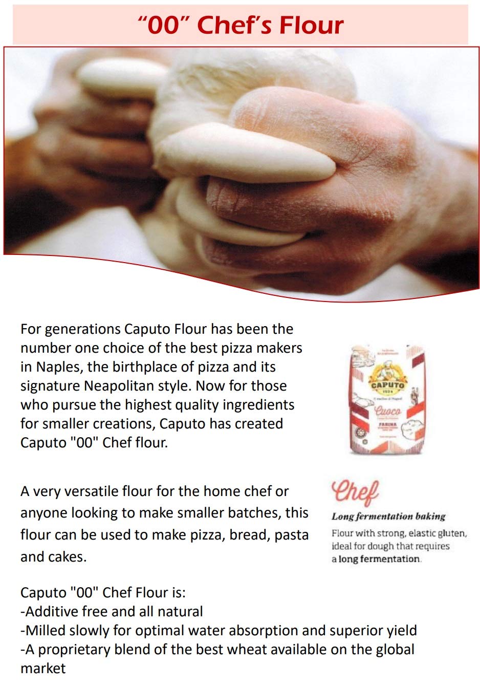 Antimo Caputo Chefs Flour 2.2 LB (Pack of 10) - Premium Italian 00 Double Zero Soft Wheat Flour for Perfect Pizza Dough, Artisan Bread & Homemade Pasta - Ideal for Professional Chefs & Home Bakers