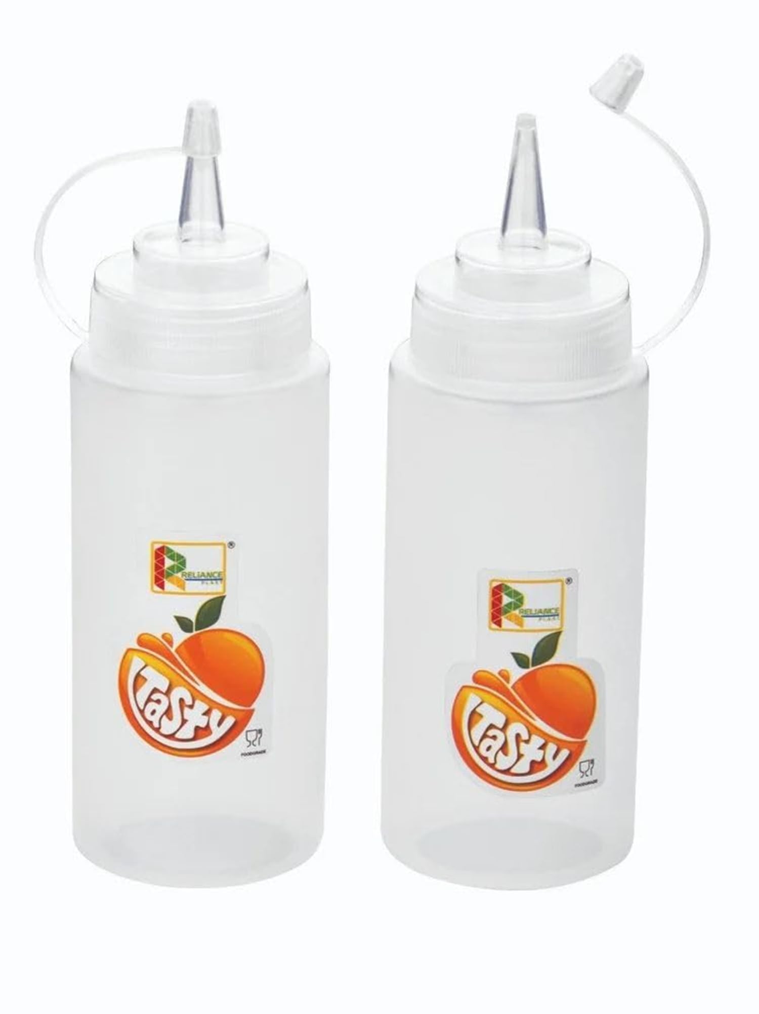 Food Grade BPA-Free Non-Toxic Plastic Squeeze Bottle for Ketchup, Icing, Cream, Chutney & Sauces - 500ml | Perfect for Kitchen, BBQ, Picnics & Restaurants