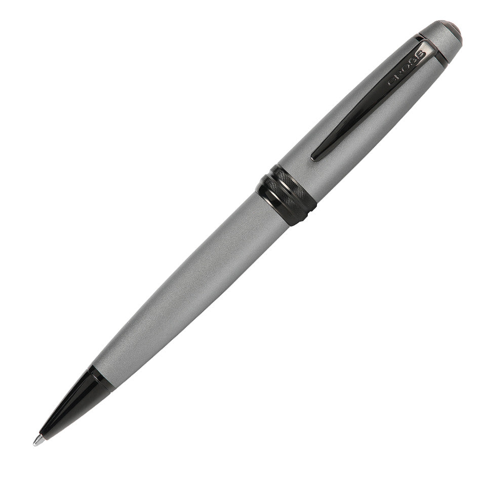 Cross Bailey Ballpoint Pen - Grey Lacquer with Black Trim - Premium Writing Instrument for Office, School & Everyday Use