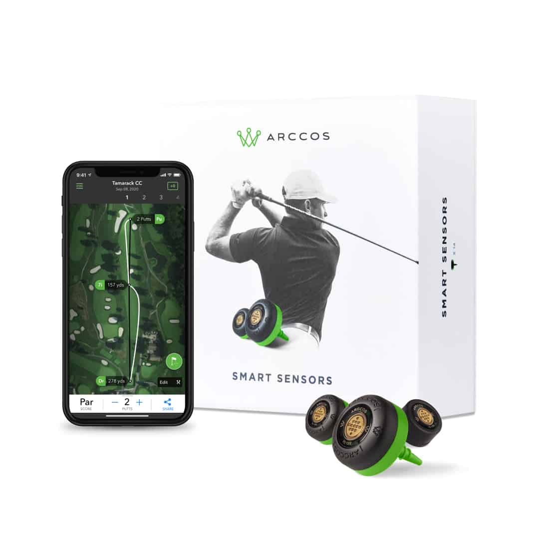 Arccos Smart Sensors Gen 3+ - Golf Swing Tracking System with AI Caddie | Real-Time Shot Detection & Performance Analytics | Perfect for Golf Practice & Game Improvement