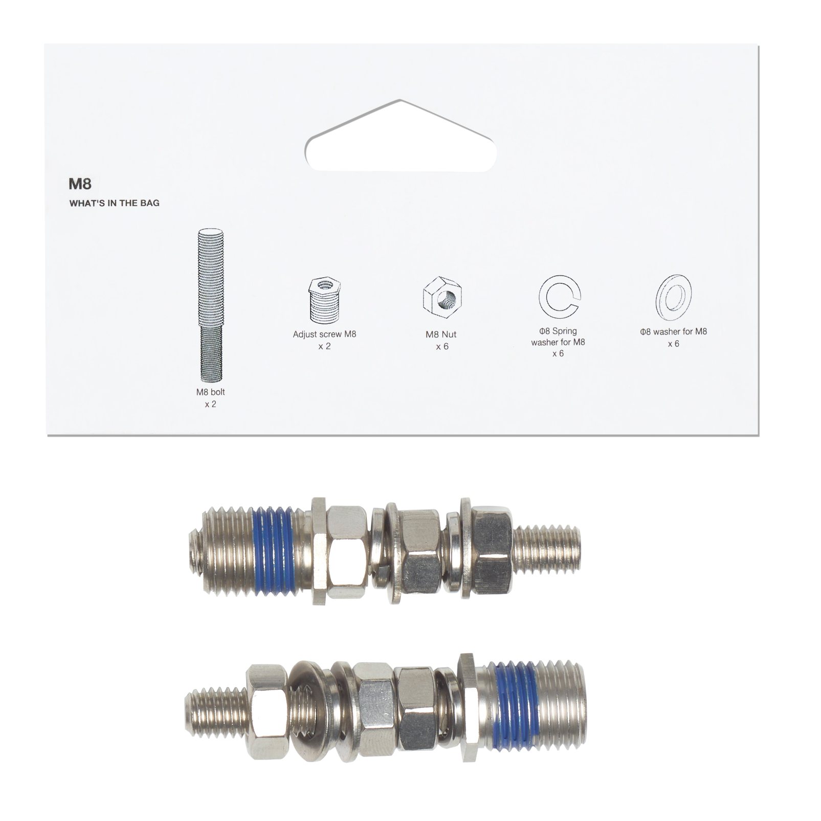 JBL PWSACCCRUISEM8 8MM Bolt Kit for Marine & Cruise Applications - Durable Stainless Steel Fasteners for Boat, Yacht & Watercraft Maintenance