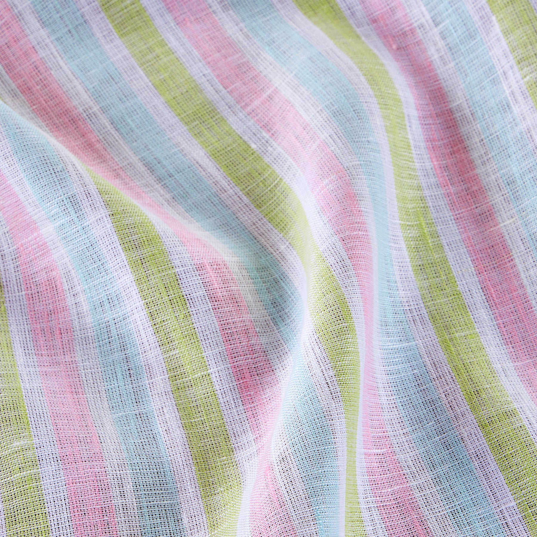 Palm Beach Stripe Table Runner - Elegant Cotton Tablecloth for Dining Room Decor, Wedding & Holiday Parties - Perfect for Farmhouse, Coastal & Beach House Style