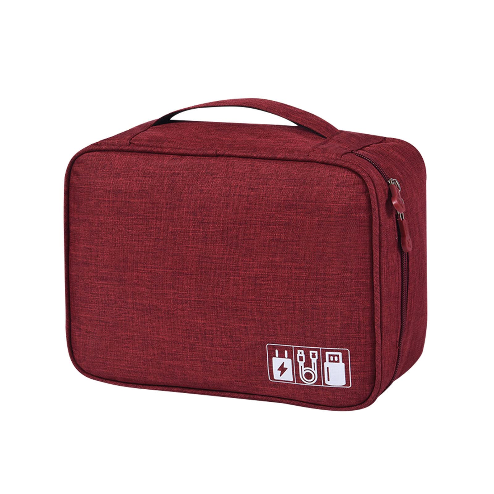 3-in-1 VR Digital Bag - Multi-Function Organizer for Data Cables, Mobile Power Banks & Headphones - Perfect for Travel, Office & Gaming Accessories Storage
