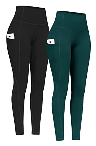 Black & Dark Green