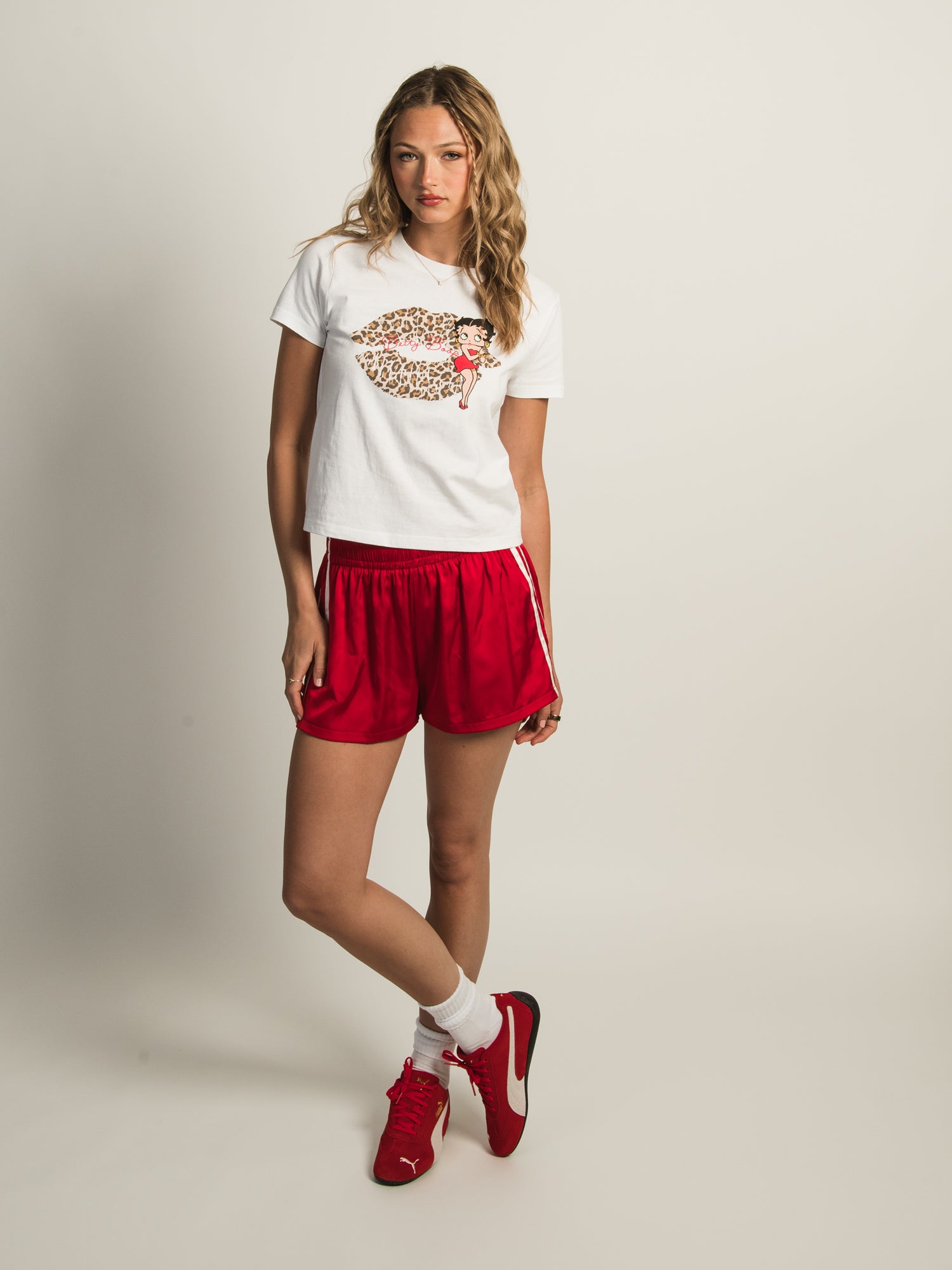 BETTY BOOP Boxy Tee - Vintage Cartoon Graphic T-Shirt for Women | Casual Wear, Retro Fashion, Everyday Outfit