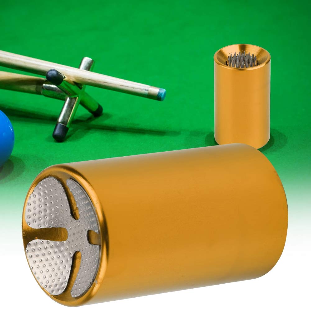 Alomejor 2in1 Snooker Pool Cue Tip Tool - Shaper, Tapper, Aerator for Billiard Cue Maintenance, Perfect for Home and Professional Use