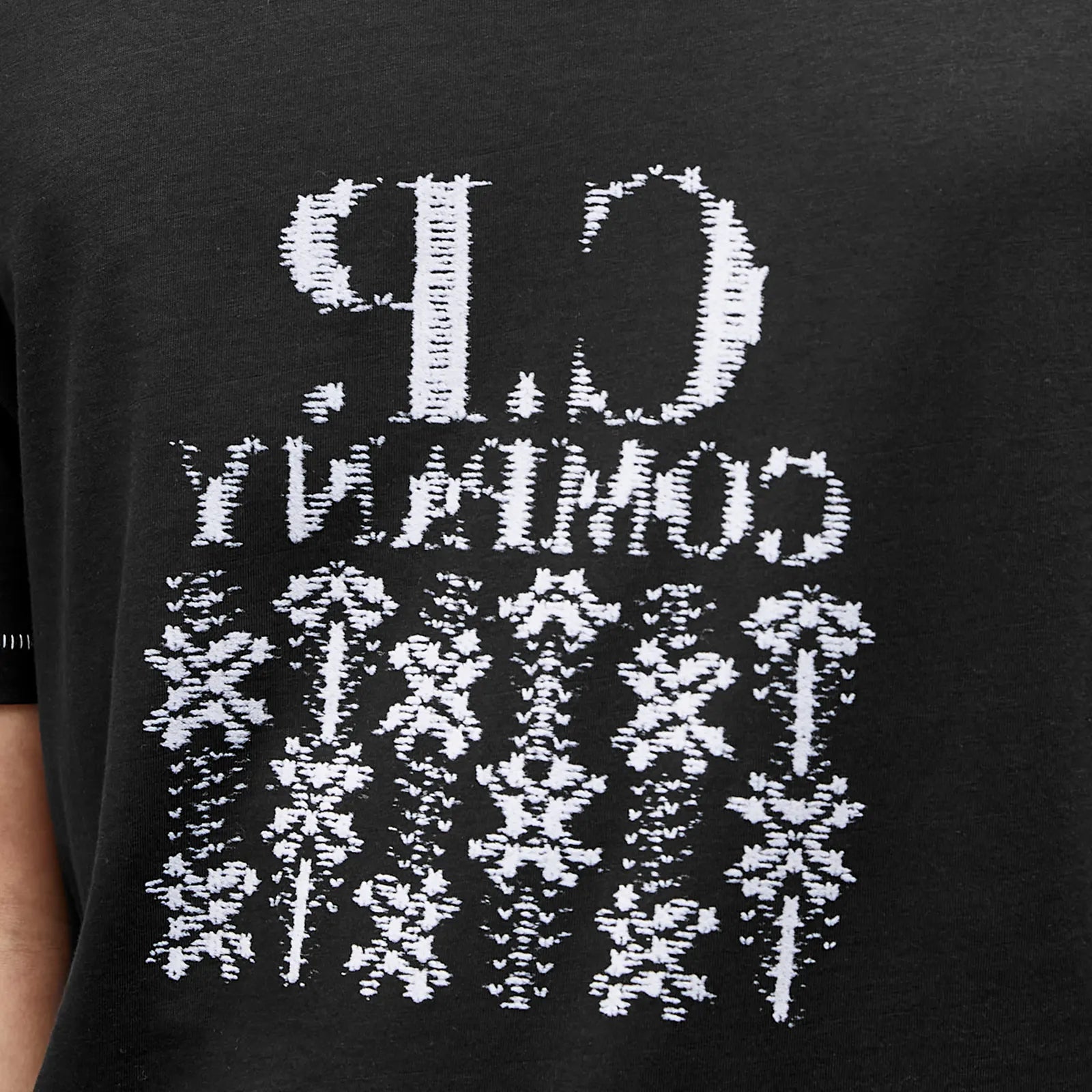 CP Company Black Logo T-Shirt for Men | Premium Cotton Casual Tee | Streetwear & Everyday Wear