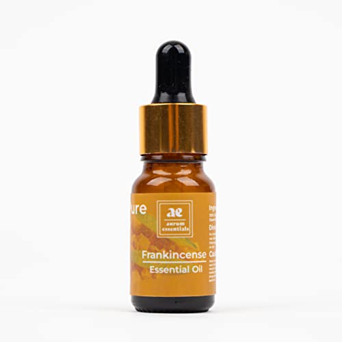 100% Pure Frankincense Essential Oil - 10ml Natural Aromatherapy Oil for Relaxation, Meditation & Skin Care | Aurum Essentials