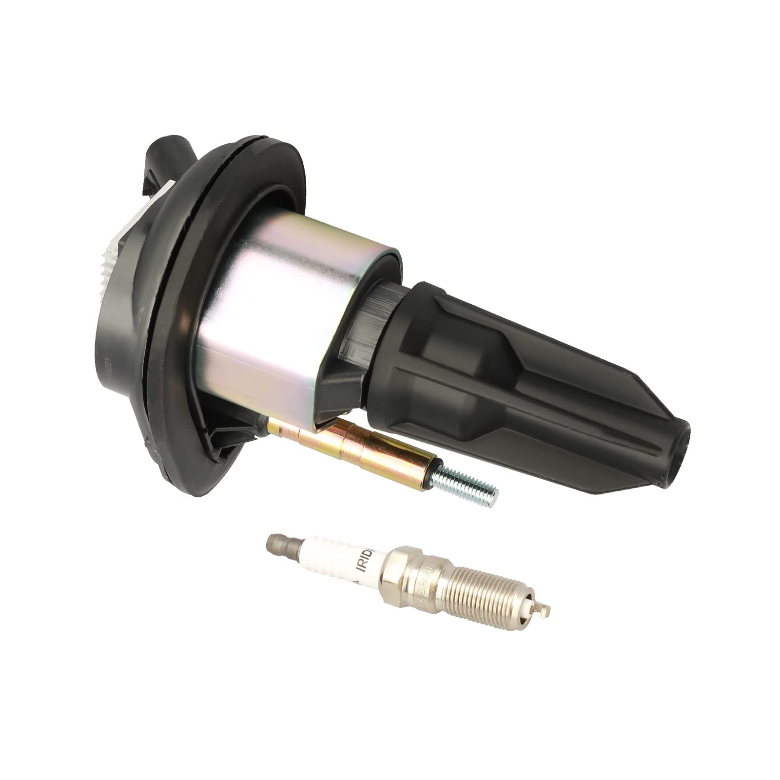 MAYASAF Iridium Spark Plug and Ignition Coil Kit - 5 Pairs DW01659 UF303 Compatible for Chevy Colorado Trailblazer 2004-2006, GMC Canyon Envoy, Buick Rainier, Isuzu, Oldsmobile, Saab - Improve Engine Performance & Fuel Efficiency for Smooth Driving
