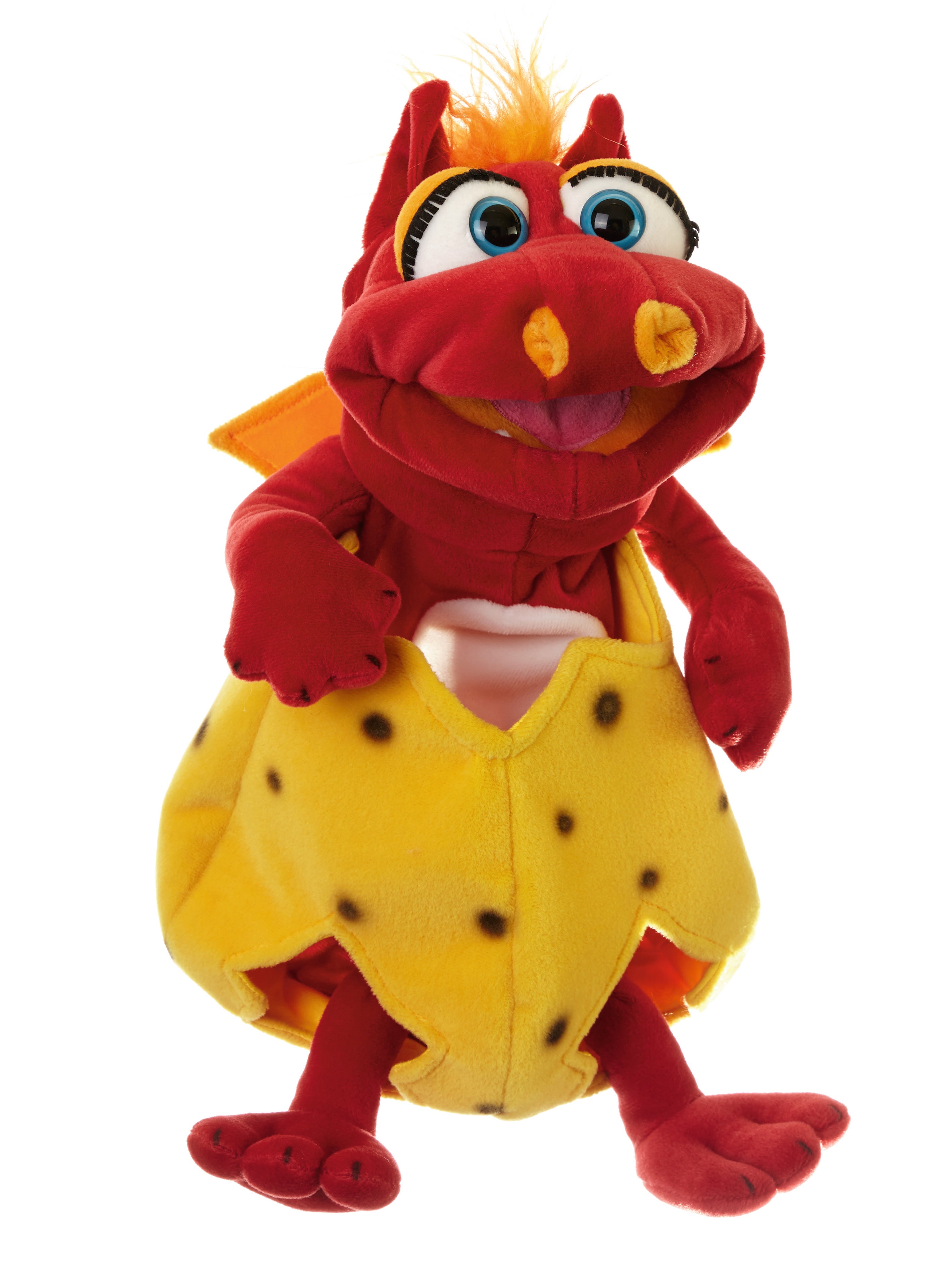 Dusty The Baby Dragon Hand Puppet - Soft Plush Interactive Toy for Kids, Storytelling & Imaginative Play (Code 108) | Perfect for Preschool Learning, Birthday Gifts & Family Bonding Activities