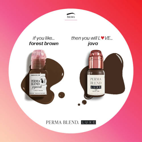 Perma Blend Luxe Java Pigment - Professional Tattoo Ink for Vibrant & Long-Lasting Body Art - Perfect for Tattoo Artists & Permanent Makeup