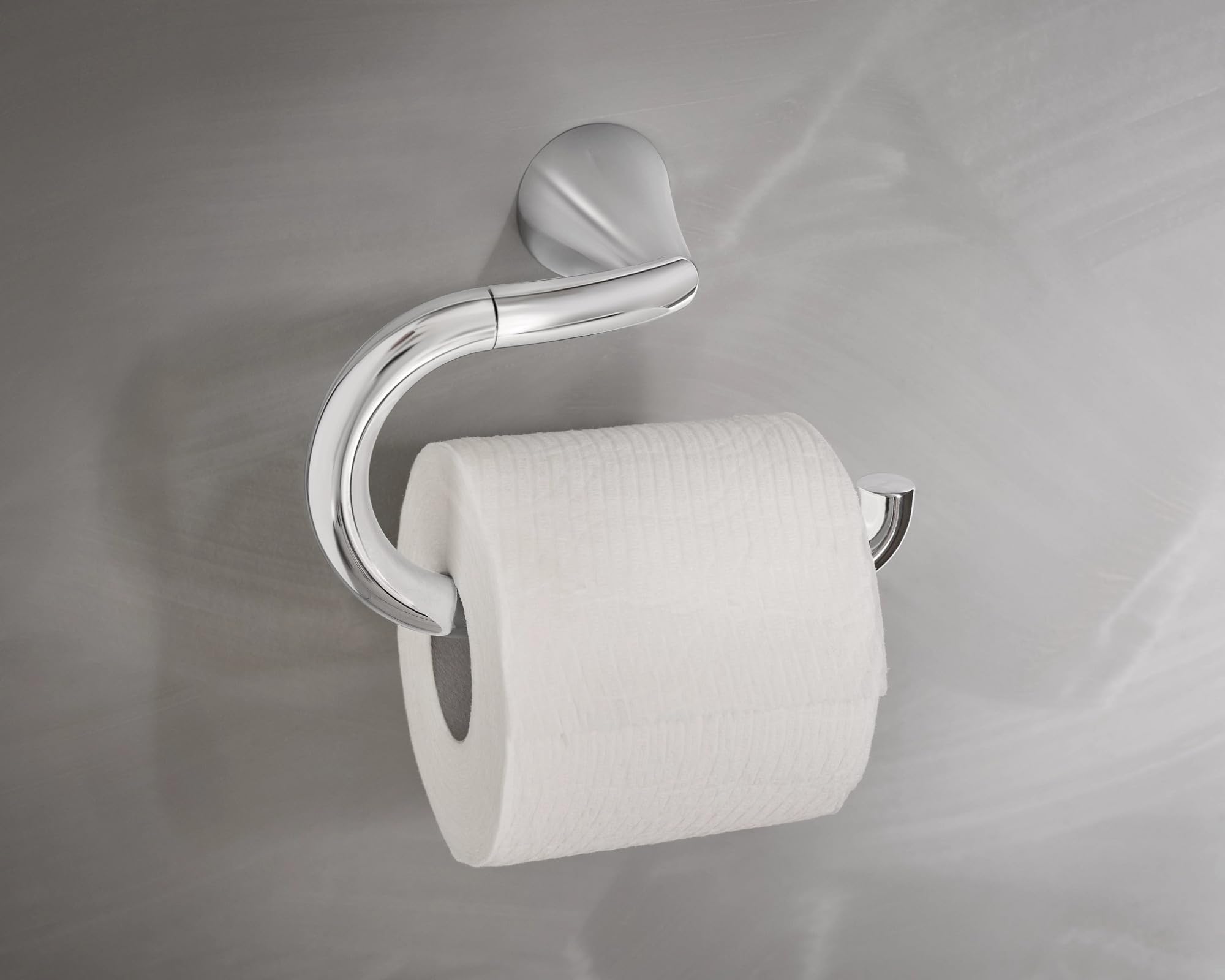 Moen YB2308CH Chrome Toilet Paper Holder - Elegant Bathroom Accessory for Modern Homes & Restrooms