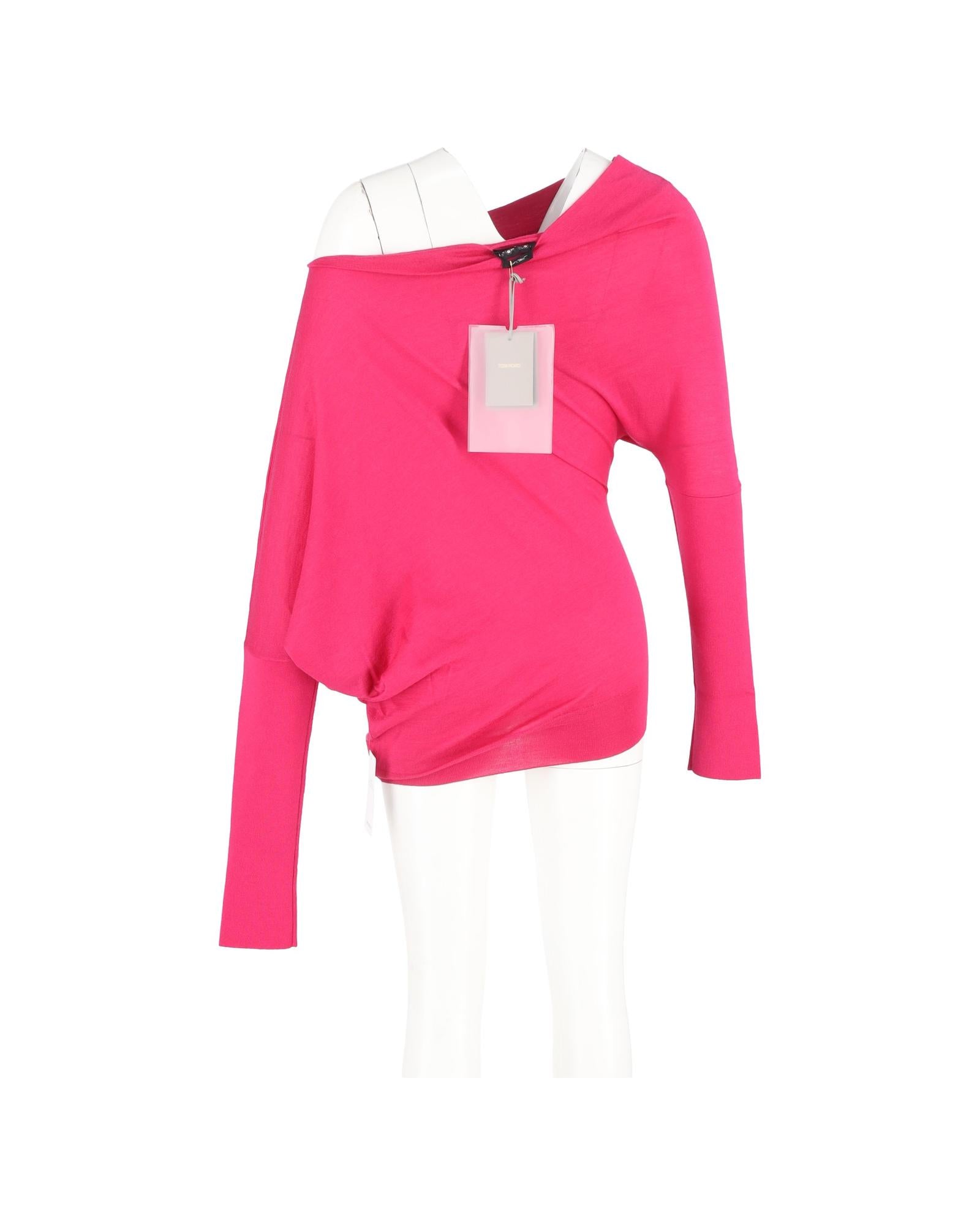 Asymmetrical One Shoulder Pullover Sweater for Women - Trendy Off-Shoulder Knit Top for Casual Outings & Date Nights