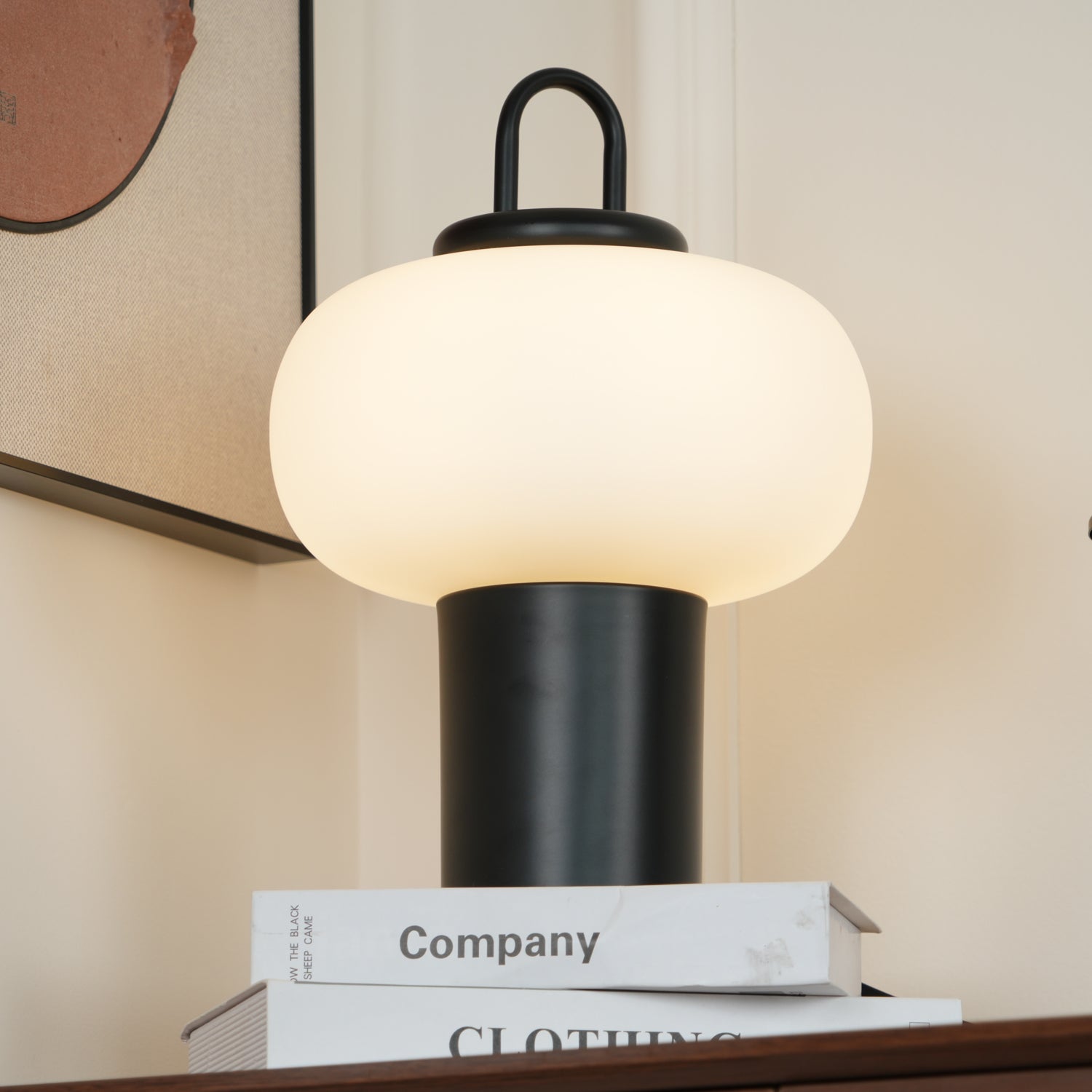 Modern Nox Table Lamp - Adjustable LED Desk Light with USB Charging Port, Warm White & Cool White Light Modes - Perfect for Bedroom, Office, and Study Room Reading