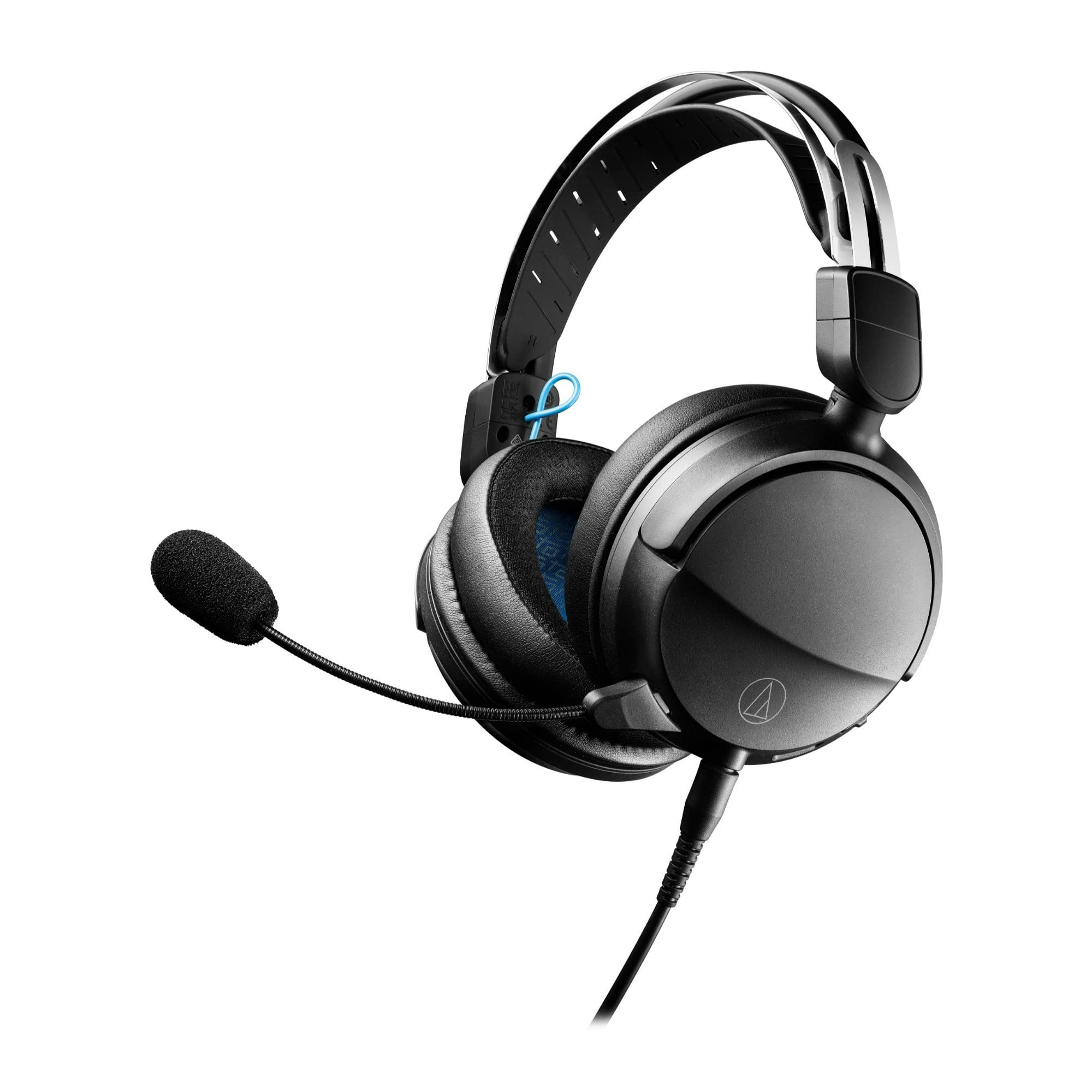 Audio-Technica ATH-GL3BK Closed-Back Gaming Headset with Microphone - Noise Isolating Over-Ear Headphones for PC, PS4, Xbox - Comfortable for Long Gaming Sessions (Black)