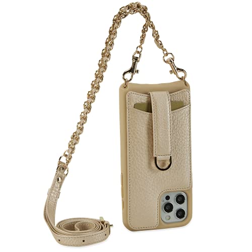 Champagne - Chain & Leather Strap