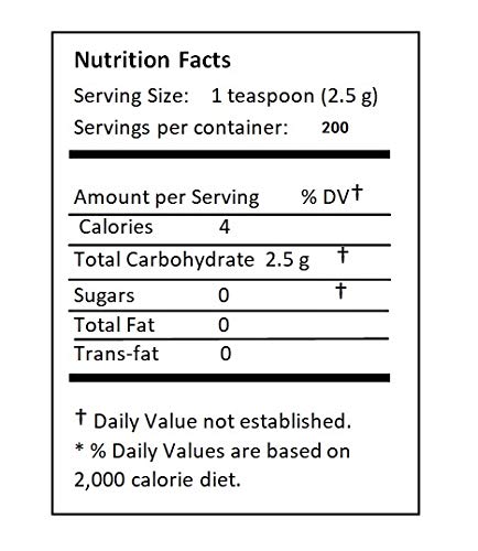 NuSci Pure Mannitol Powder 500g (1.1 lb) - Food Grade Sweetener for Baking, Keto & Low-Carb Diets | Sugar Substitute for Coffee, Tea & Desserts | Pharmaceutical & Lab Use