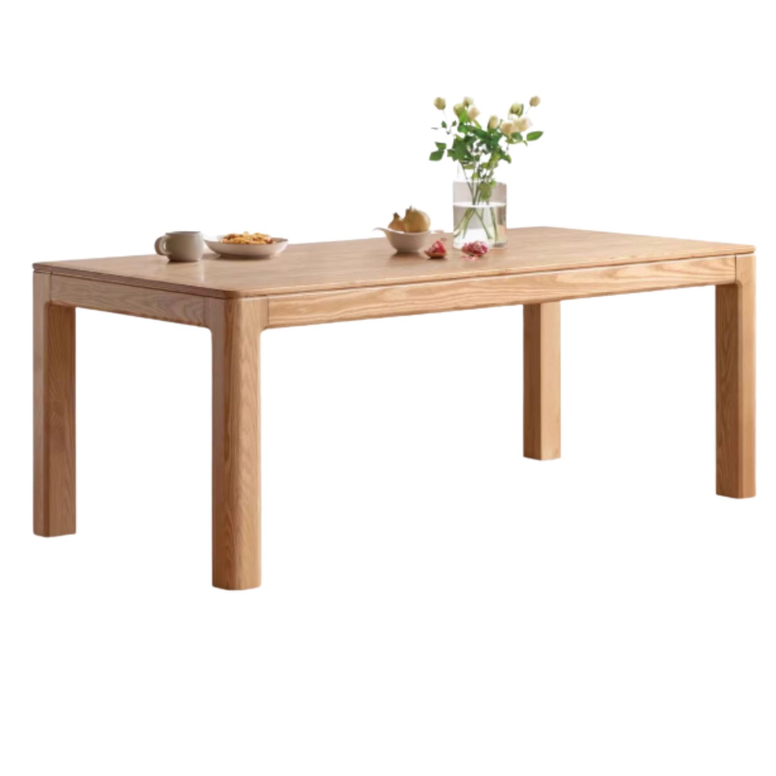 78.7x37.4x29.9 inch / 200x95x76 сm / Natural Wood Color / Ash Dining table