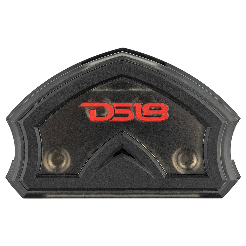 2 Gauge Input to 4 Gauge Output Power Distribution Block - Heavy Duty Car Audio & Marine Electrical Wiring Splitter for Amplifiers, Subwoofers, and Stereo Systems