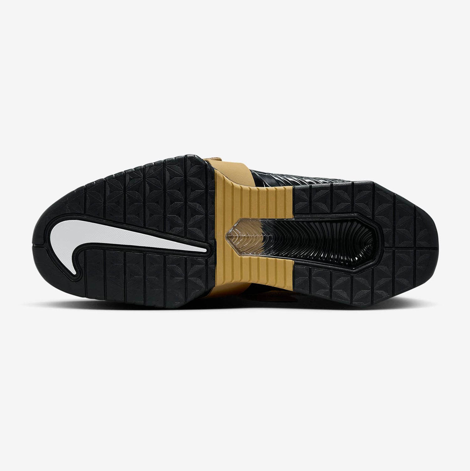Nike Romaleos 4 Weightlifting Shoes for Men - Black & Gold Crossfit Training Shoes for Powerlifting, Squats & Olympic Lifts - Premium Stability & Support for Gym Workouts