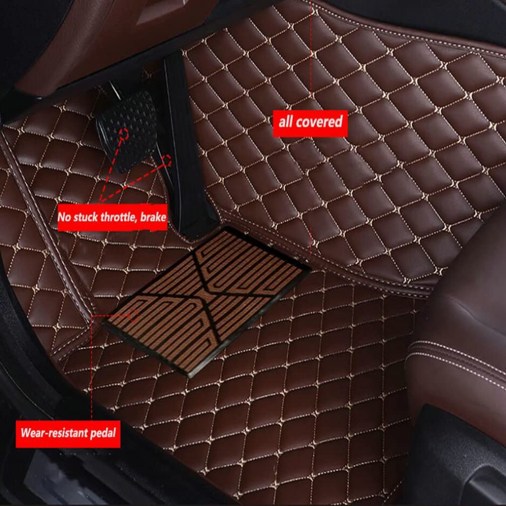 Custom Personalized Diamond Car Floor Mats for SUVs & Trucks - Black & Red Design, Tailored to Fit Your Vehicle Model | Perfect for Luxury Cars, Off-Road Adventures & Everyday Commute
