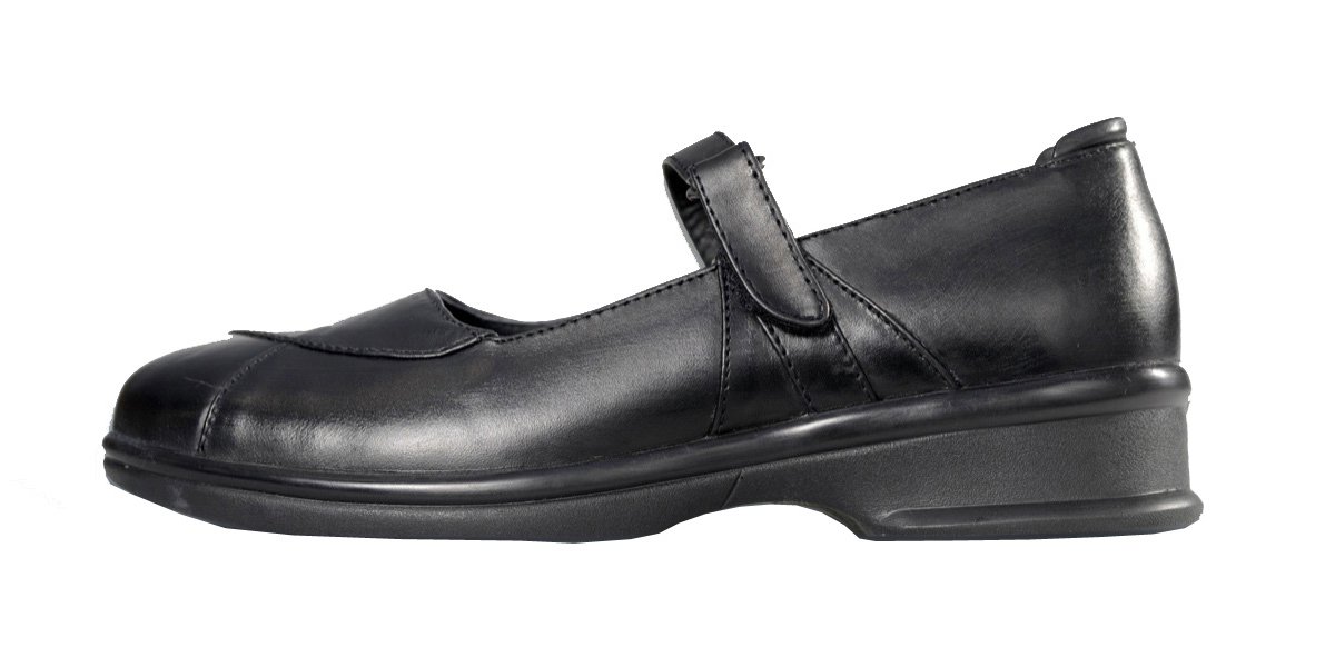 Women's Comfortable Neuropathy Relief Mary Jane Shoes - Soft Supportive Dress Flats for Diabetic & Swollen Feet - Perfect for Work, Church & Special Occasions