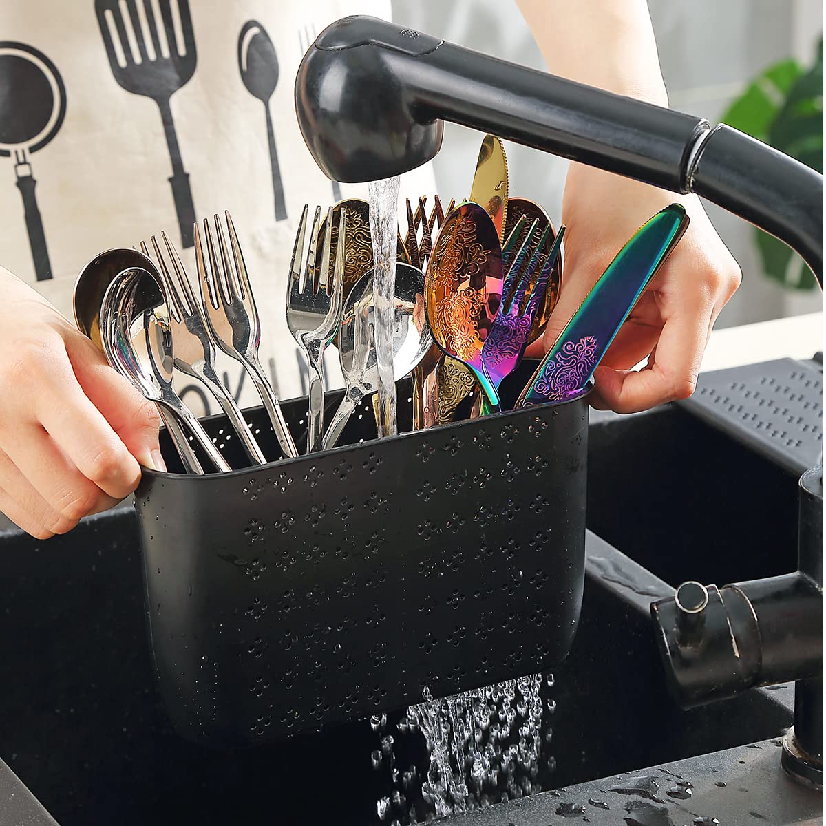Berglander Stainless Steel Over The Sink Dish Drying Rack - 17.5