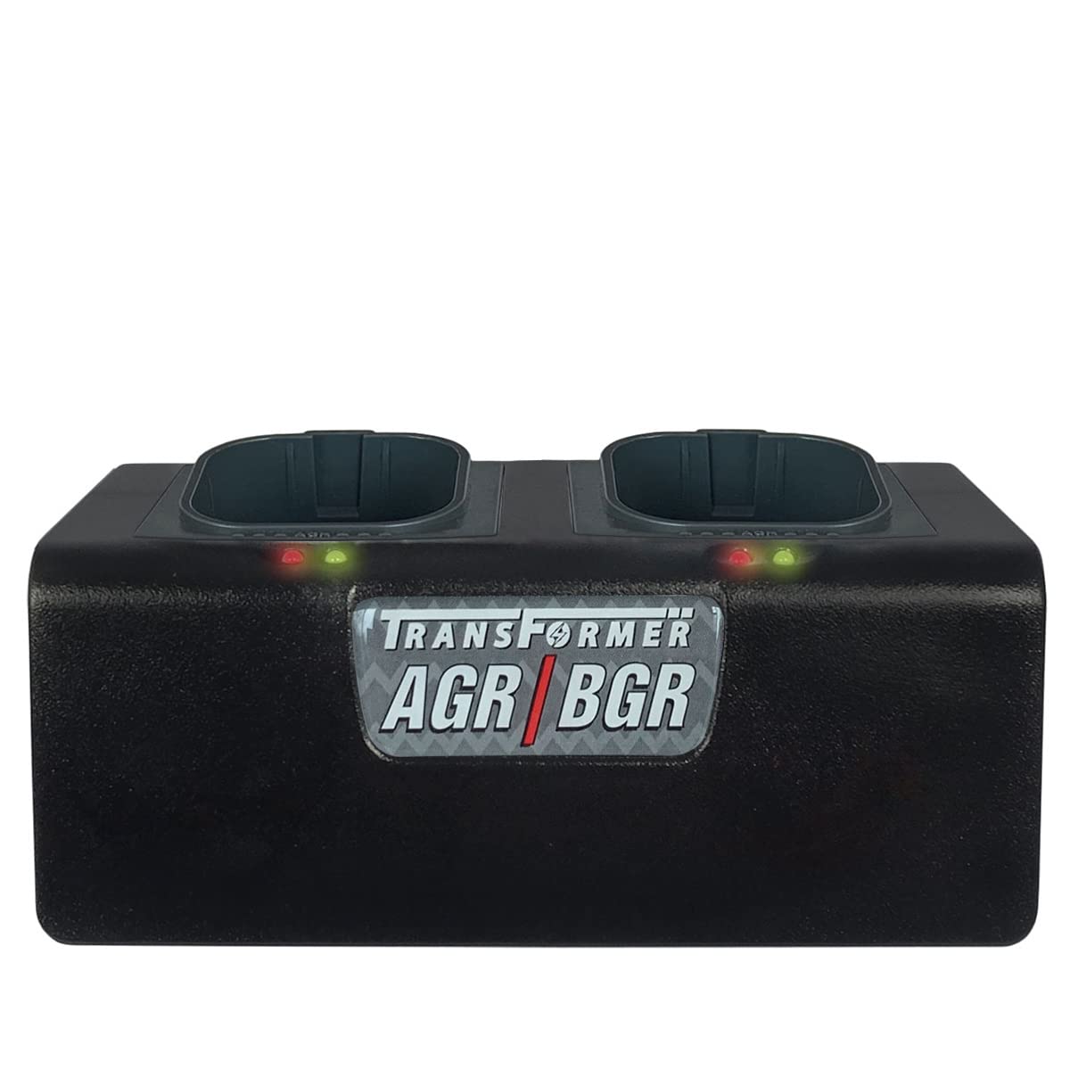Andis PowerGroom AGR & BGR Series Dual Battery Charger - Fast Charging for 2 Batteries Simultaneously with Power Supply - Perfect for Pet Grooming & Professional Hair Clippers