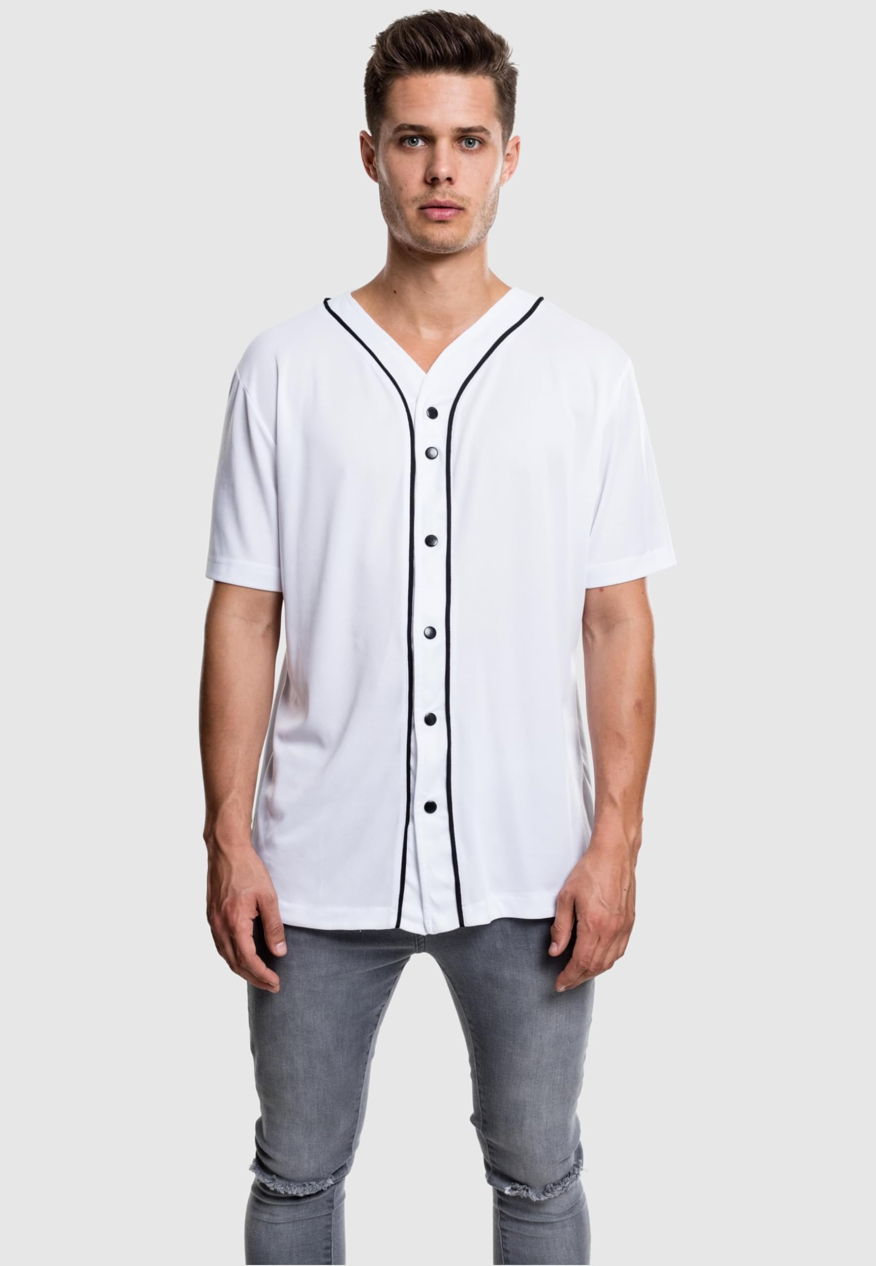 MAG Urban Classics Baseball Mesh Jersey - Breathable & Lightweight Baseball Shirt for Men - Perfect for Games, Practice & Casual Wear