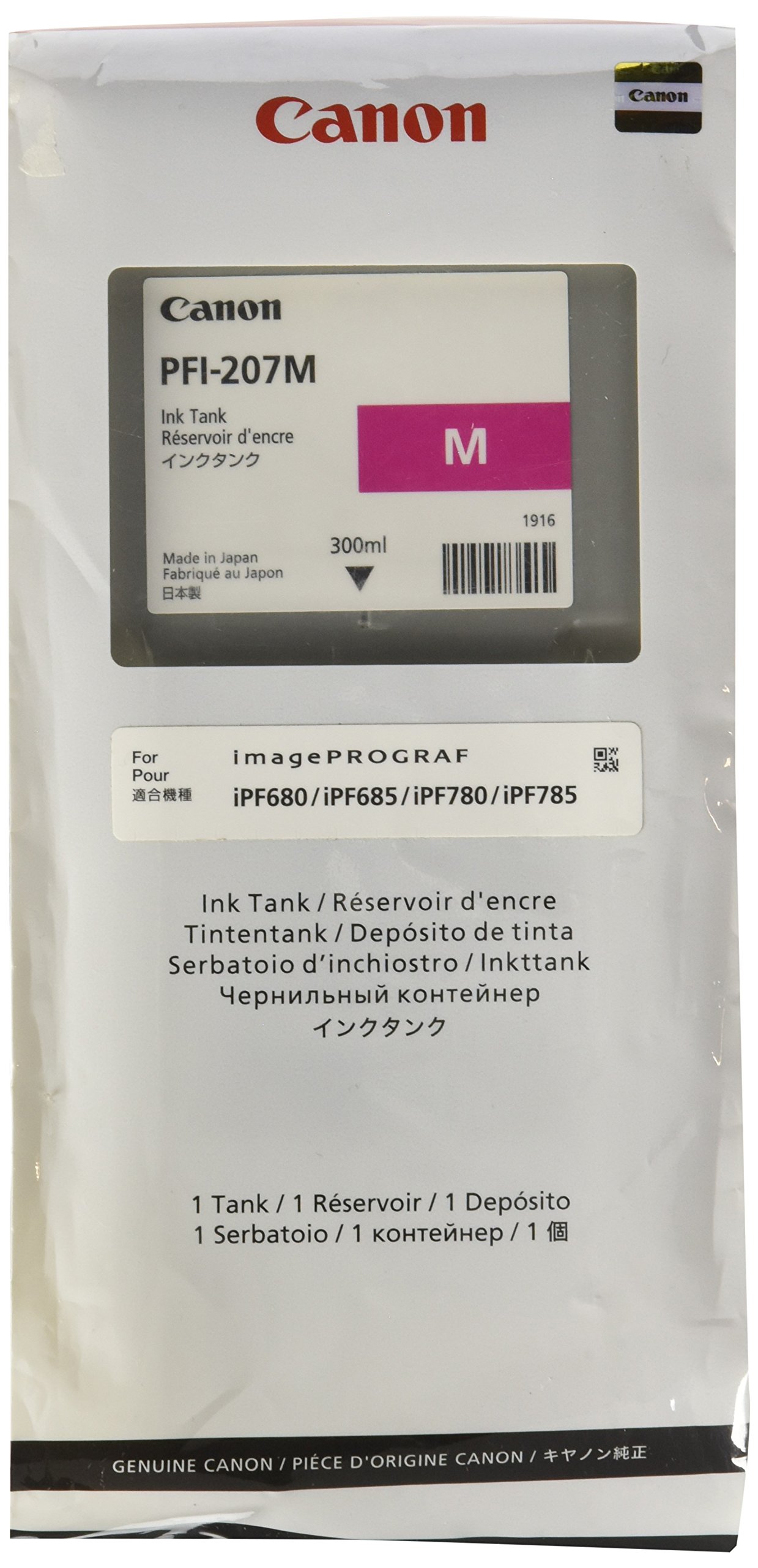 Canon 8791B001AA PFI Original Magenta Ink Tank - High-Quality Replacement for Canon Printers | Perfect for Home, Office & Photo Printing