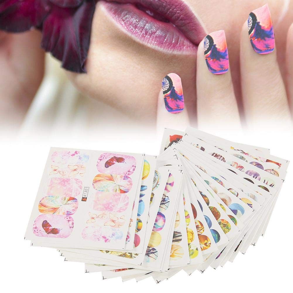 50 Sheets Nail Art Stickers for Manicure & Pedicure - Cute Animal Dog Cat Water Transfer Decals, Easter Nail Stickers for Women & Girls | Perfect for DIY Nail Art, Parties, Gifts & Special Occasions