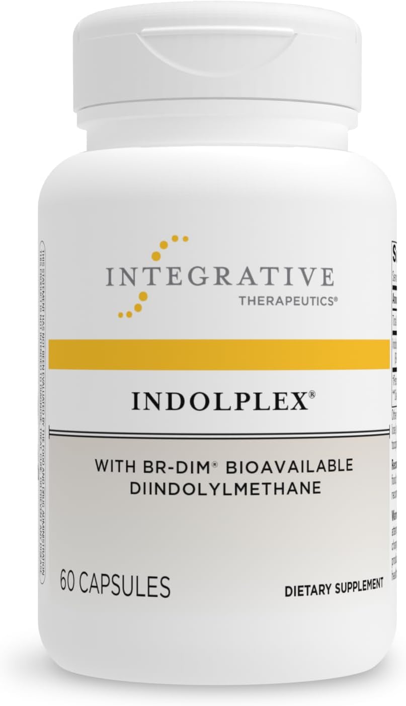 Integrative Therapeutics Indolplex - DIM Supplement for Hormone Balance & Detox - Supports Estrogen Metabolism & Immune Health - Perfect for Women's Wellness & Menopause Support