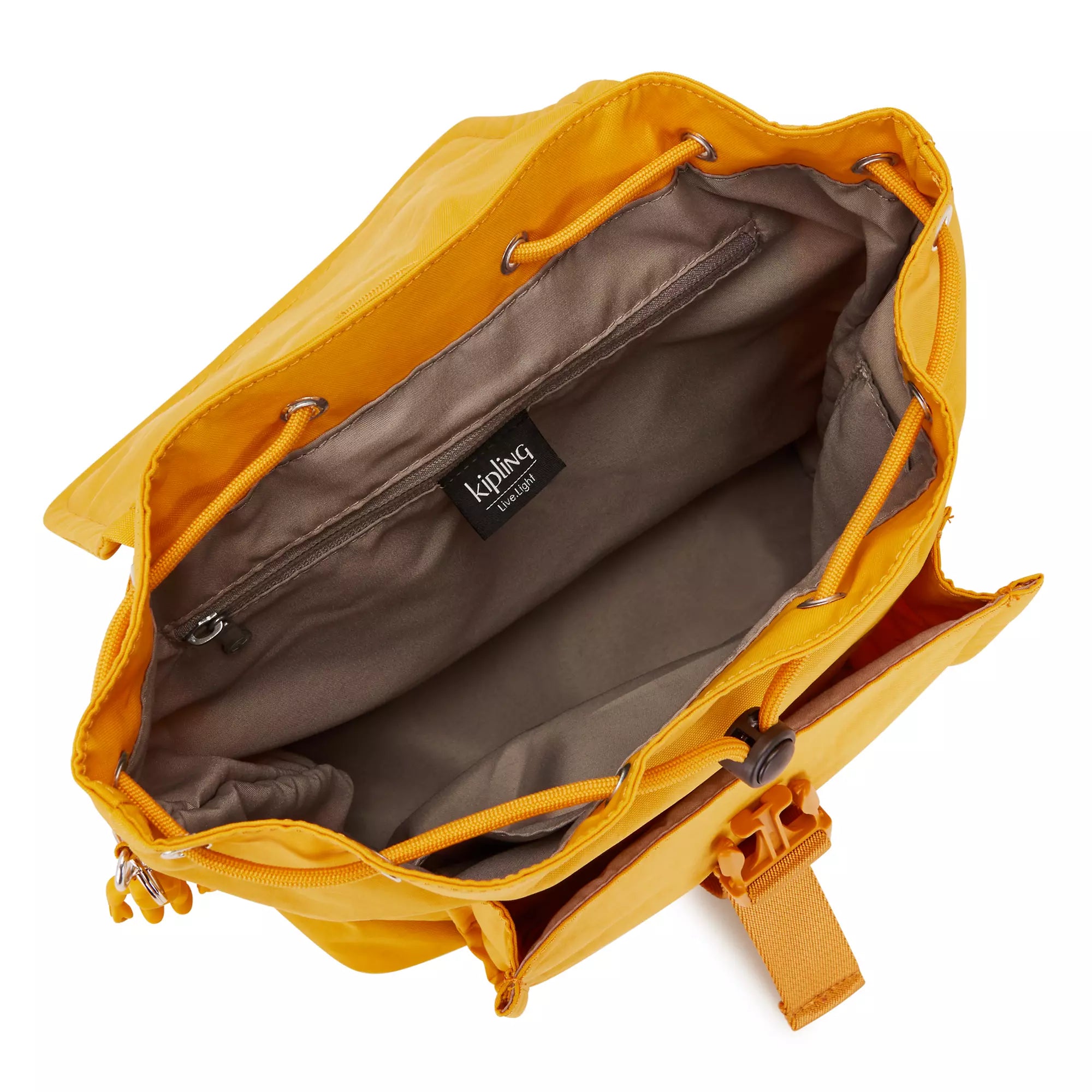 Kipling Ibro Backpack - Lightweight Travel & School Backpack for Women & Teens, Rapid Yellow (Medium Size) | Perfect for College, Work, Commuting & Everyday Use