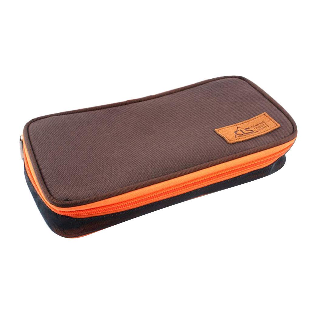 Cutlery Storage Bag with Zipper - Portable Utensil Organizer for Camping, Travel, Office, BBQ & Parties | Compact Knife Fork Spoon Holder for Picnics, Dorm & Kitchen Storage