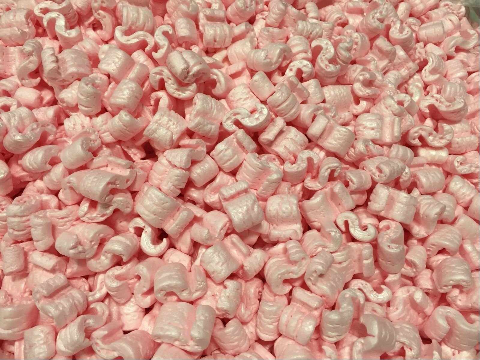 150 Gallons (20 Cubic Feet) Anti-Static Pink Packing Peanuts for Shipping - Perfect for Electronics, Fragile Items & Moving Supplies