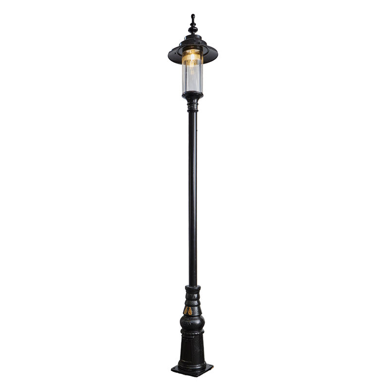 Betley 1Lt Cast Iron Lamp Post - Outdoor Garden Lighting for Pathways, Driveways & Porches