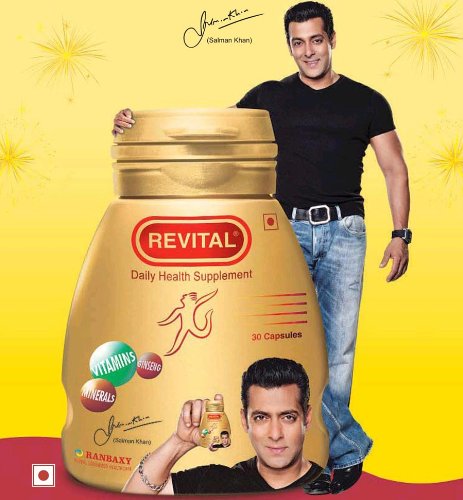 Revital By Ranbaxy - Ginseng Vitamins & Minerals Supplement (30 Capsules) - Boost Energy, Immunity & Focus for Workouts & Daily Activities